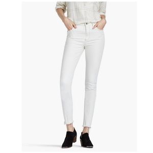 Lucky Brand White Bridgette Skinny Jeans